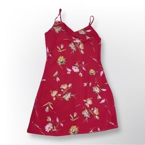 Urban Romantics Cowl Neck Floral Dress, Pink, Medium